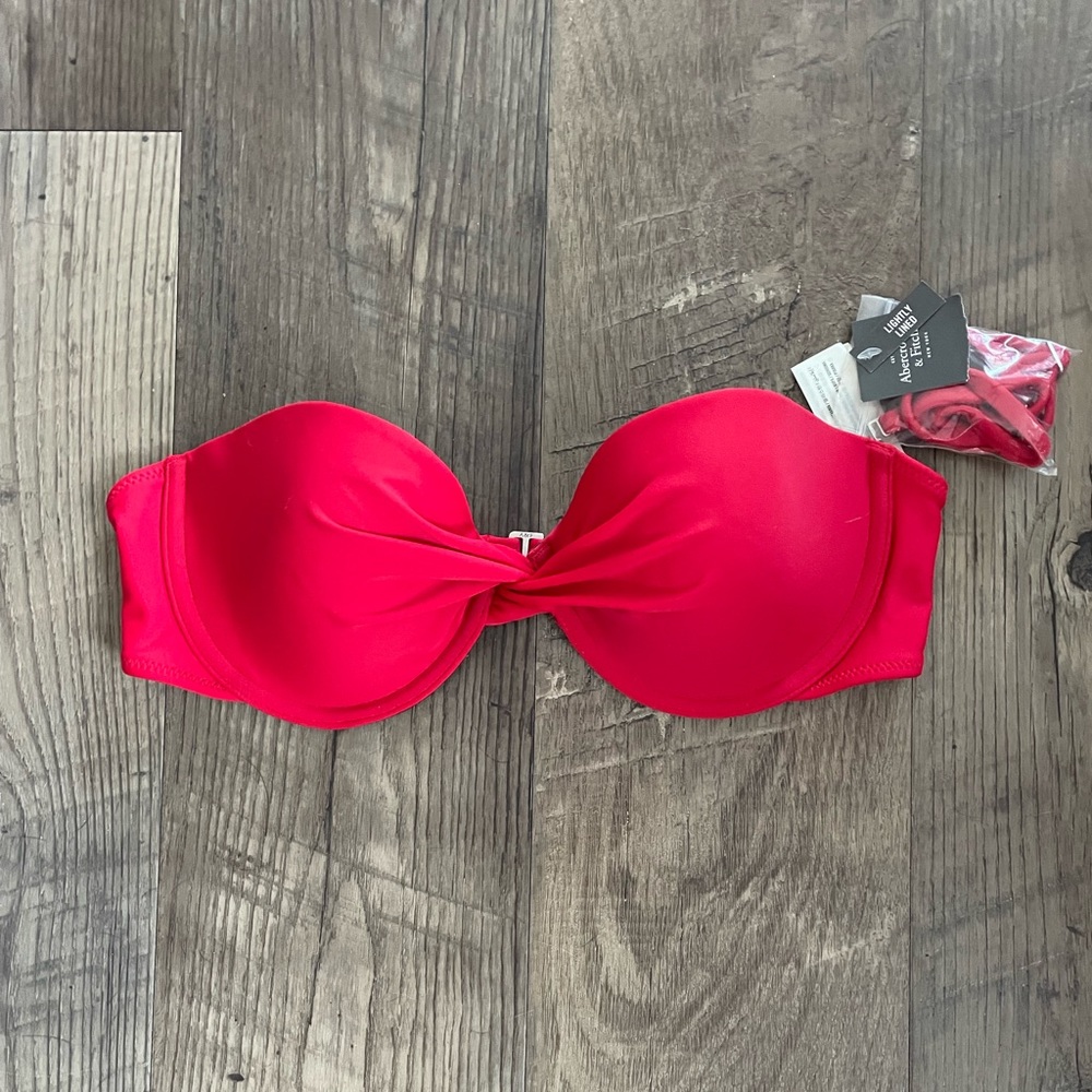 Abercrombie Red Bikini Top